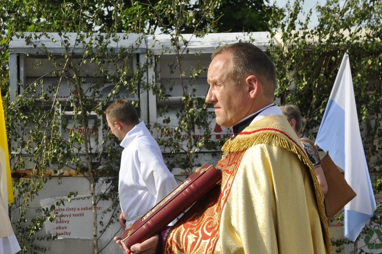 Powitanie ikony MB Częstochowskiej w Dmosinie