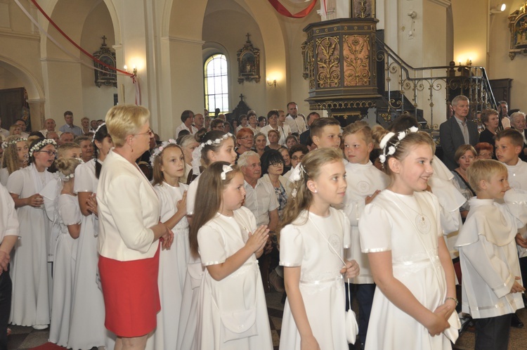 Powitanie ikony MB Częstochowskiej w Dmosinie