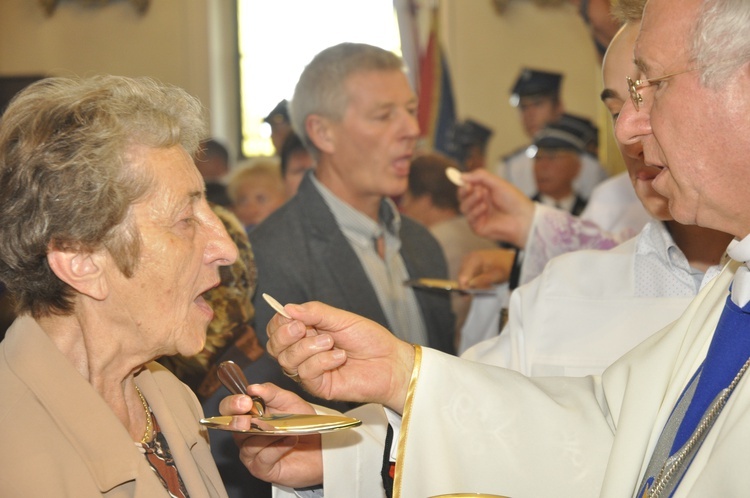 Powitanie ikony MB Częstochowskiej w Dmosinie