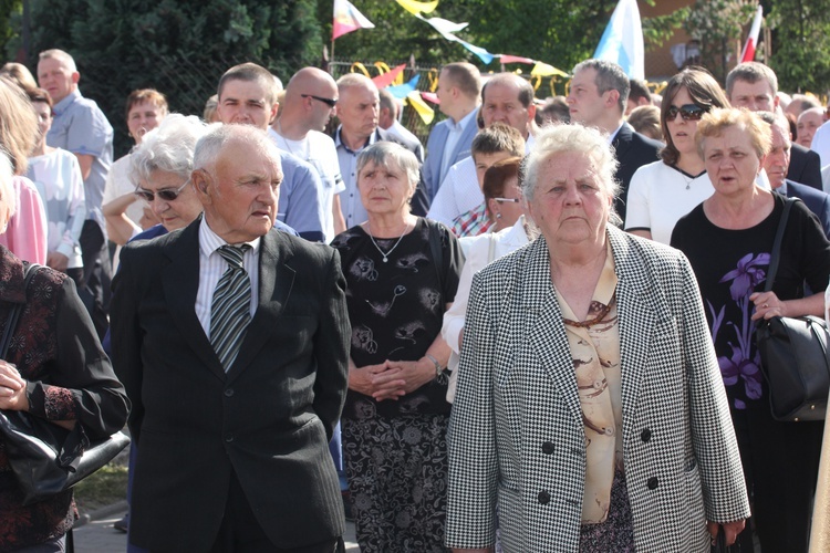 Powitanie ikony MB Częstochowskiej w Dmosinie