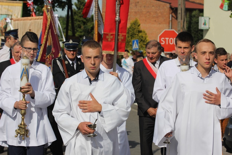 Powitanie ikony MB Częstochowskiej w Dmosinie