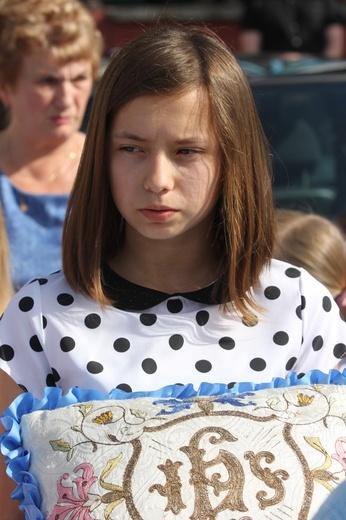 Powitanie ikony MB Częstochowskiej w Dmosinie