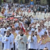 Procesja do ołtarza - Msza św. koronacyjna