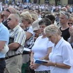 Zakończenie Mszy św. i procesja do sanktuarium