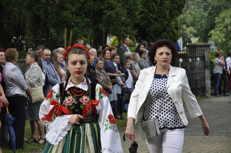 Powitanie ikony MB Częstochowskiej w Domaniewicach