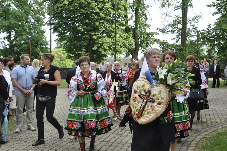 Powitanie ikony MB Częstochowskiej w Domaniewicach