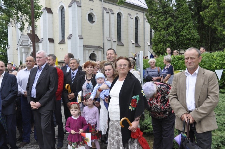 Powitanie ikony MB Częstochowskiej w Domaniewicach