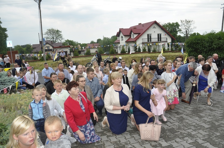 Powitanie ikony MB Częstochowskiej w Domaniewicach