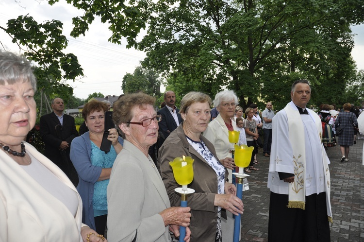 Powitanie ikony MB Częstochowskiej w Domaniewicach