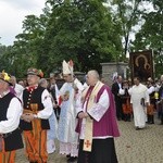 Powitanie ikony MB Częstochowskiej w Domaniewicach