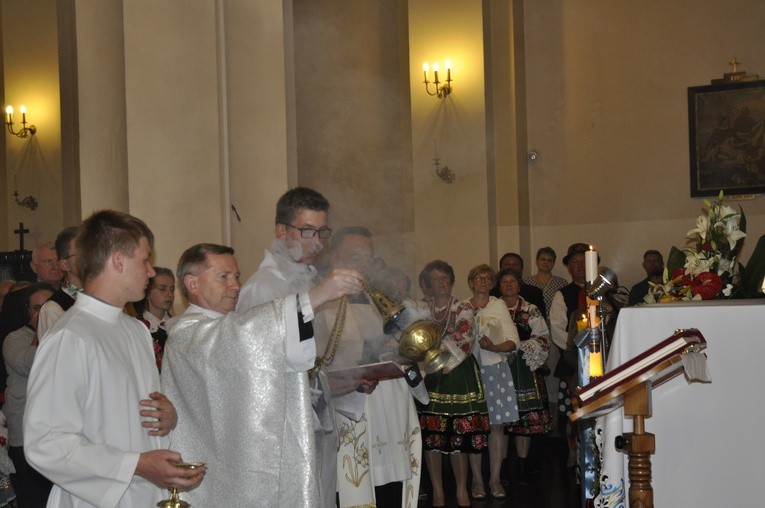 Powitanie ikony MB Częstochowskiej w Domaniewicach