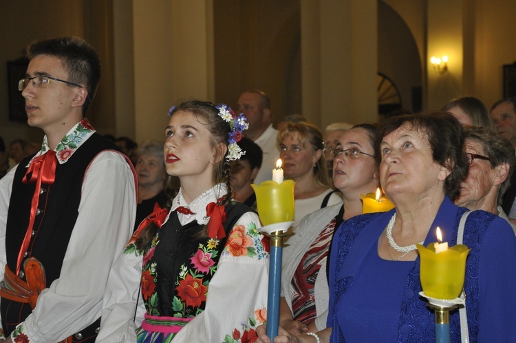 Powitanie ikony MB Częstochowskiej w Domaniewicach