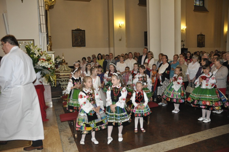 Powitanie ikony MB Częstochowskiej w Domaniewicach