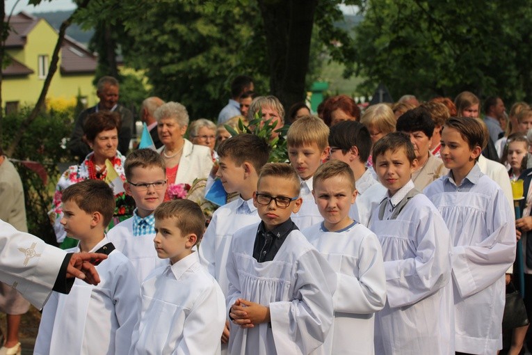 Powitanie ikony MB Częstochowskiej w Domaniewicach