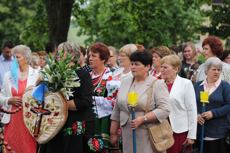 Powitanie ikony MB Częstochowskiej w Domaniewicach