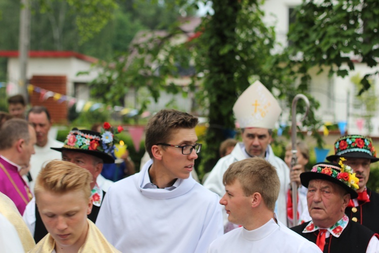 Powitanie ikony MB Częstochowskiej w Domaniewicach