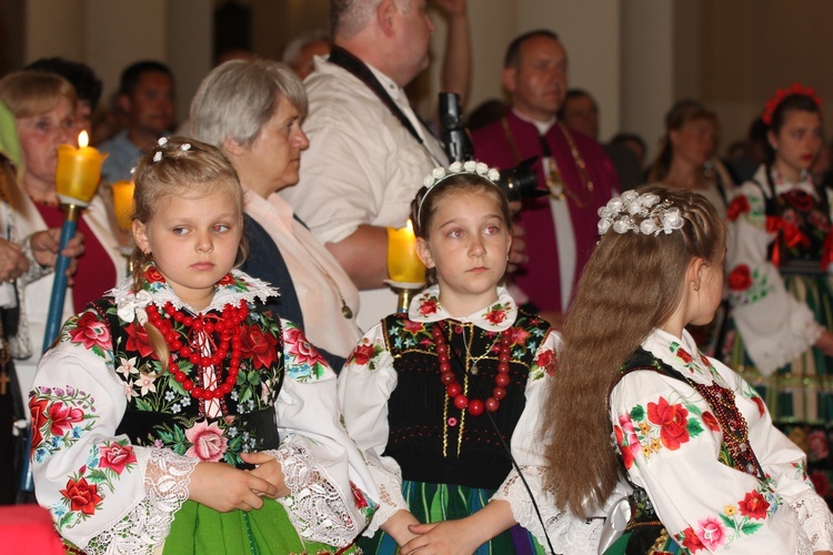 Powitanie ikony MB Częstochowskiej w Domaniewicach