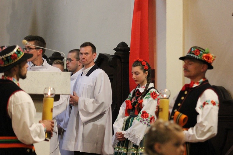 Powitanie ikony MB Częstochowskiej w Domaniewicach