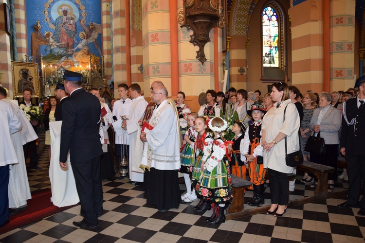 Powitanie ikony MB Częstochowskiej z Złakowie Kościelnym