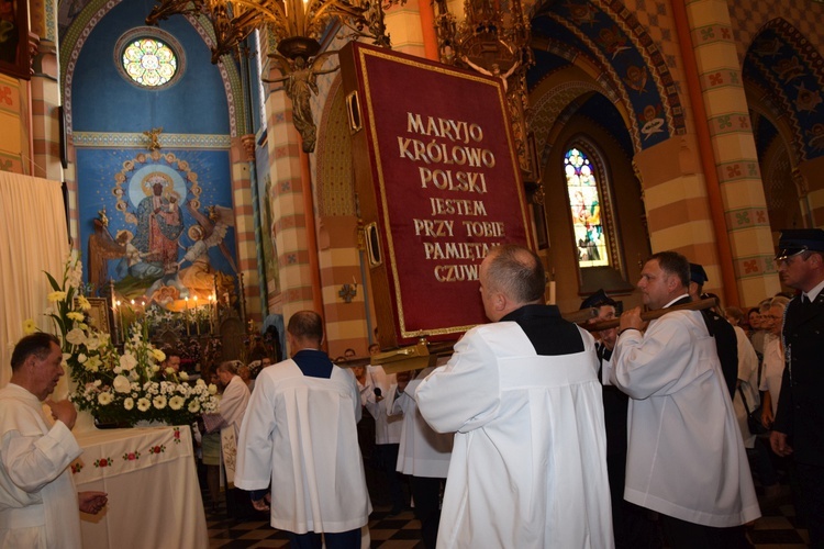 Powitanie ikony MB Częstochowskiej z Złakowie Kościelnym