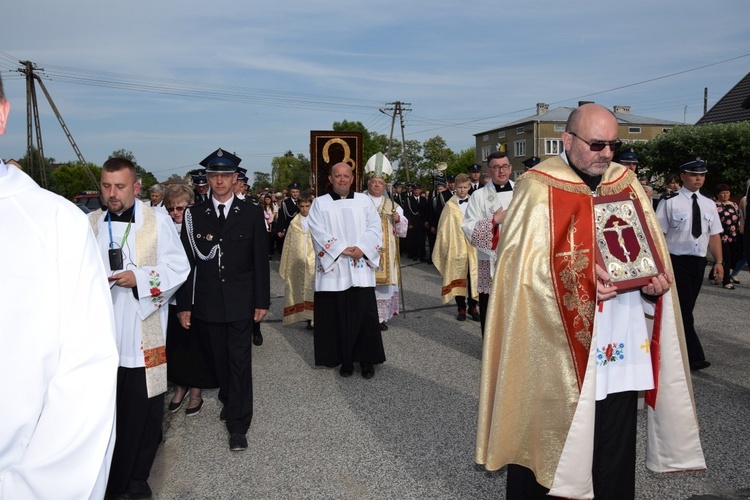 Powitanie ikony MB Częstochowskiej z Złakowie Kościelnym