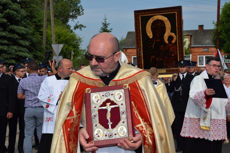 Powitanie ikony MB Częstochowskiej z Złakowie Kościelnym