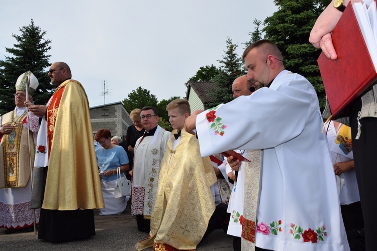 Powitanie ikony MB Częstochowskiej z Złakowie Kościelnym