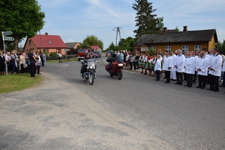 Powitanie ikony MB Częstochowskiej z Złakowie Kościelnym