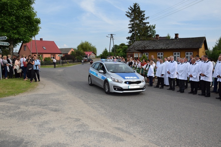 Powitanie ikony MB Częstochowskiej z Złakowie Kościelnym