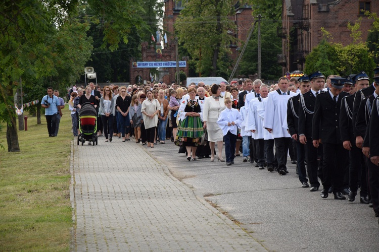 Powitanie ikony MB Częstochowskiej z Złakowie Kościelnym