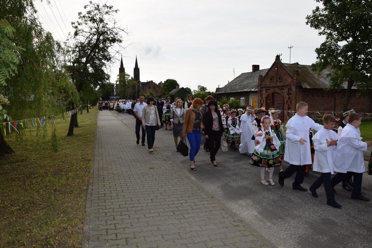 Powitanie ikony MB Częstochowskiej z Złakowie Kościelnym