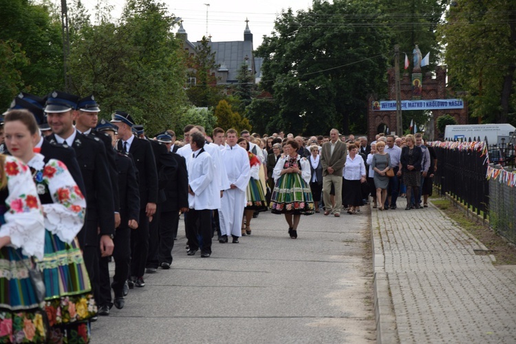 Powitanie ikony MB Częstochowskiej z Złakowie Kościelnym