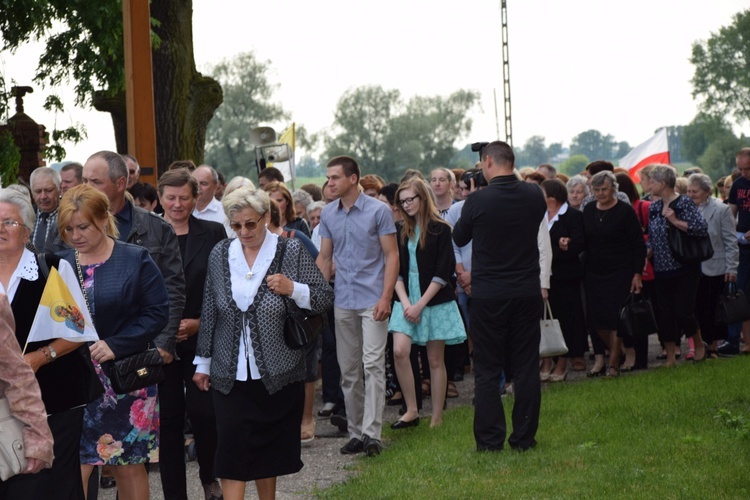 Powitanie ikony MB Częstochowskiej z Złakowie Kościelnym