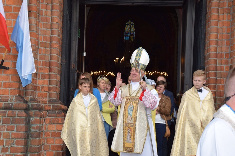 Powitanie ikony MB Częstochowskiej z Złakowie Kościelnym