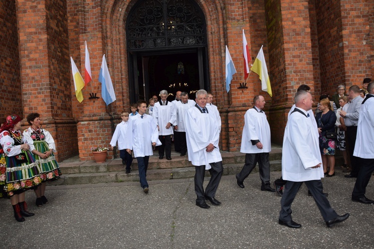 Powitanie ikony MB Częstochowskiej z Złakowie Kościelnym