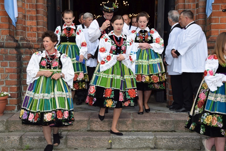 Powitanie ikony MB Częstochowskiej z Złakowie Kościelnym