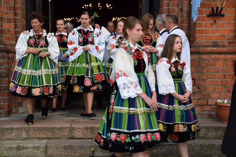 Powitanie ikony MB Częstochowskiej z Złakowie Kościelnym