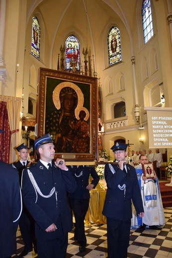 Powitanie ikony MB Częstochowskiej w Zdunach