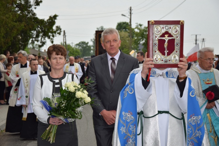 Powitanie ikony MB Częstochowskiej w Zdunach