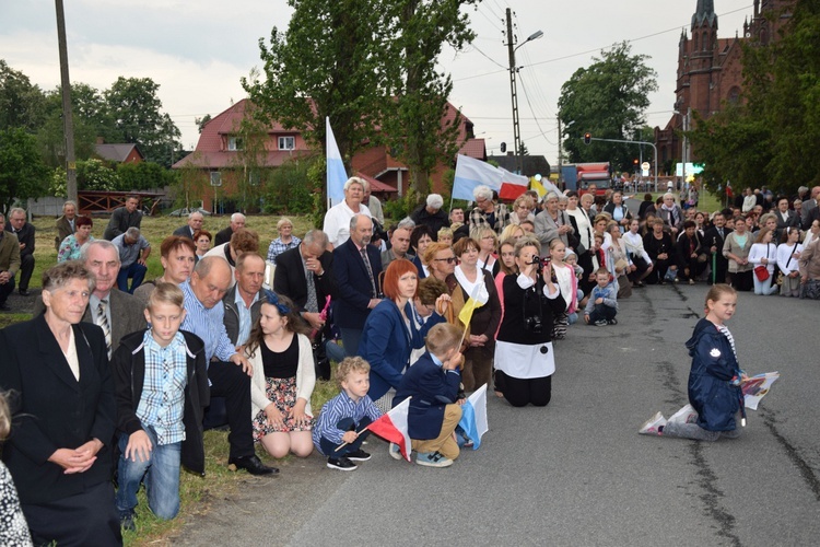 Powitanie ikony MB Częstochowskiej w Zdunach