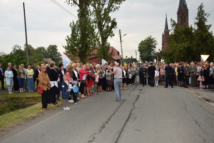 Powitanie ikony MB Częstochowskiej w Zdunach