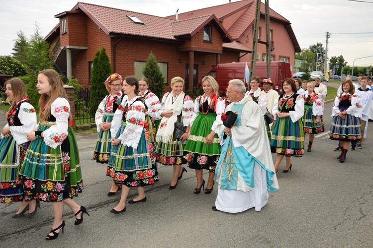 Powitanie ikony MB Częstochowskiej w Zdunach