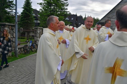 Episkopat Polski w kościele św. Krzyża w Zakopanem