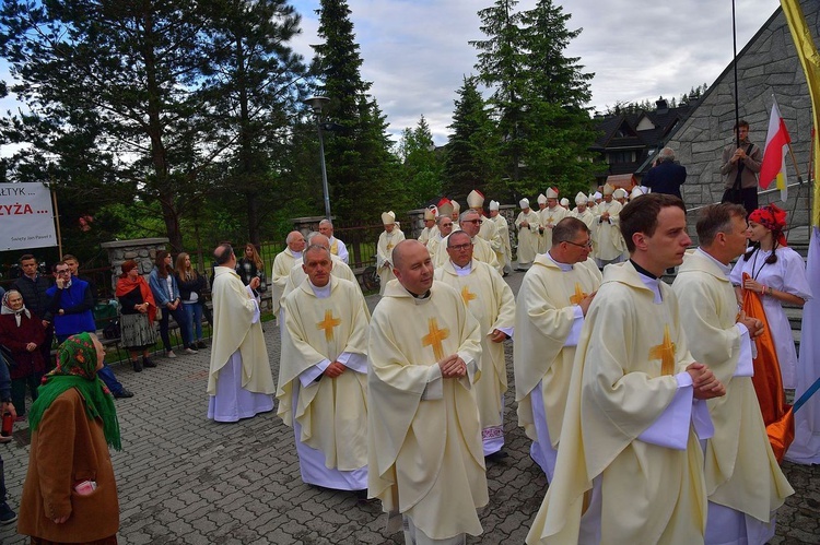 Episkopat Polski w kościele św. Krzyża w Zakopanem