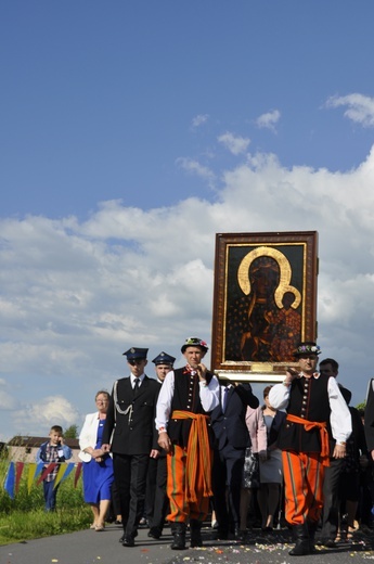 Powitanie ikony MB Częstochowskiej w Bąkowie