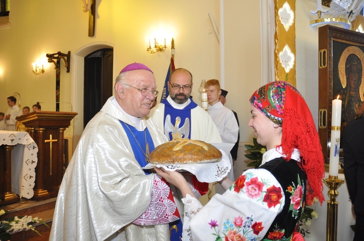 Powitanie ikony MB Częstochowskiej w Bąkowie