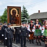 Powitanie ikony MB Częstochowskiej w Chruślinie