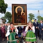 Powitanie ikony MB Częstochowskiej w Chruślinie