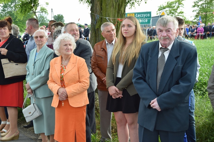 Powitanie ikony MB Częstochowskiej w Chruślinie