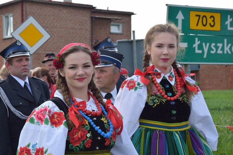 Powitanie ikony MB Częstochowskiej w Chruślinie